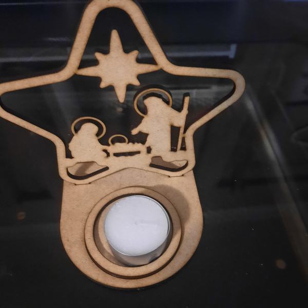 Nativity Tealight holder